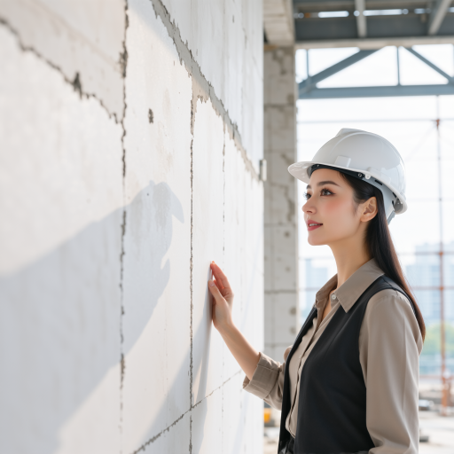 三十岁左右女性工程师头像，穿职业套装，浅色背景，专注工作表情，自然光线