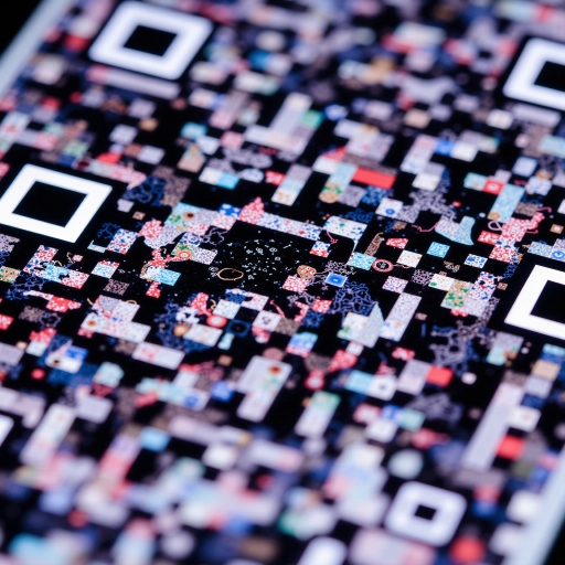 企业微信二维码，黑白方格图案，便于手机扫描添加好友